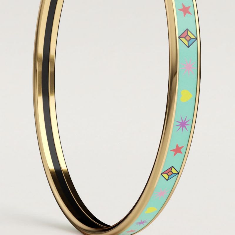 お洒落なデザイン♪【HERMES】Chorus Stellarum ブレスレット Chorus Stellarum bangle | Hermès Canada